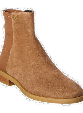 Stuart Weitzman/sw CITY KYE BOOTIE粗跟绒面短靴女 【美国奥莱