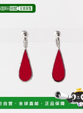日本直邮Arte.m 女士水滴造型玻璃耳环（小） NJMNS2825BA01