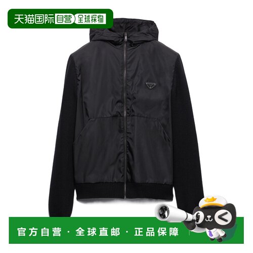 香港直邮PRADA 男士夹克 UMG37016AMSOOOF0002 SS2026 黑色