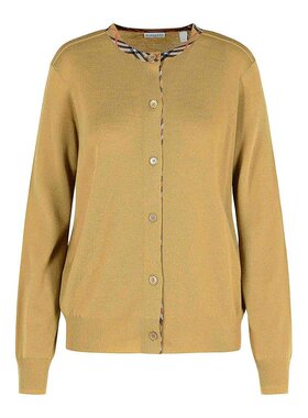 BURBERRY 女士针织衫 8112164 AW2025 浅棕色 Beige Wool Sweater