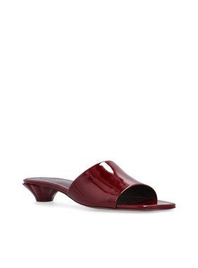 CHLOÉ 女士凉鞋 CHC25U09USG619 SS2025 酒红色 Leather sandals