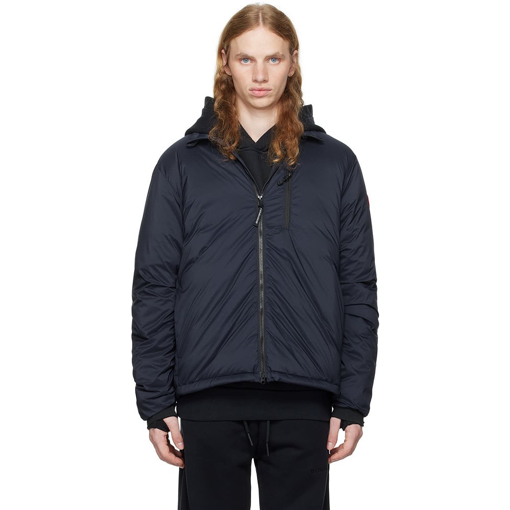 Canada Goose 加拿大鹅 男士 海军蓝 Lodge 羽绒夹克 5079M