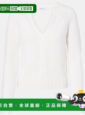 1h可退 香港直邮MaxMara 麦斯玛拉 女士 Cancan 粗线针织羊绒毛衣