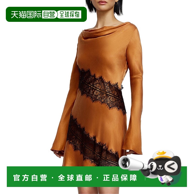 自营Significant Other Helaina Mini Dress - caramel 美国奥莱