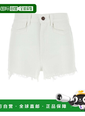 香港直邮CHLOÉ 女士短裤 CH25ADS01157101 AW2025 白色 高腰牛仔