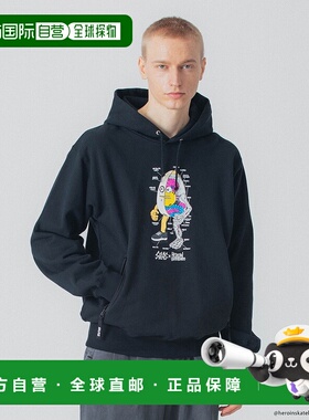 1h可退 日本直邮SILAS×HEROIN 男女同款街头风连帽卫衣 11025101