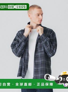 1h可退 日本直邮SILAS 全拉链格纹衬衫 男女同款 110251014002