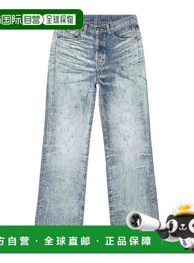 香港直邮DIESEL 女士休闲裤 068TYA2135901 AW2025 蓝色 Jeans