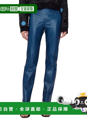 自营 Diane von Furstenberg Chanda 长裤 - 蓝色 美国奥莱直发