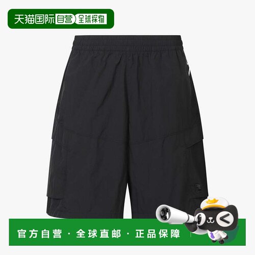 日本直邮FILA Cargo4.5短裤 /中性款（黑色）斐乐五分裤