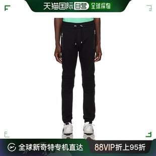 Balmain 男士 巴尔曼 香港直邮潮奢 黑色压花运动裤 AH1OB030BB35