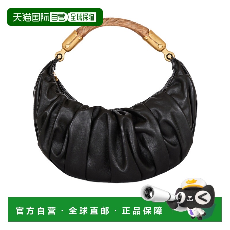 香港直邮Balmain 中号 Ebene 小牛皮手袋 FN0BT028LPRG