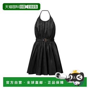 ceinture col 休闲裙 自营LV路易威登 graphique Robe