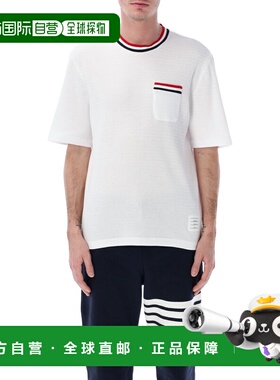 香港直邮THOM BROWNE 男士T恤 MJS259AJ0153100 CO 白色 Thom Bro