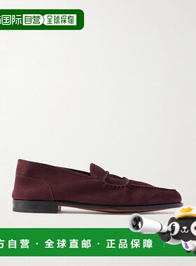 香港直邮John Lobb 男士 Bath 牛巴革乐福鞋 3BN91TLGD男鞋一脚蹬