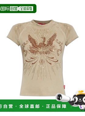 香港直邮DIESEL女士T恤TROWEENAA183930JLBW7CS