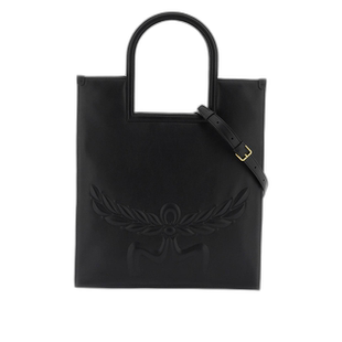 1h可退 香港直邮潮奢 MCM 女士 折叠托特包 MWTESTA03 black黑色