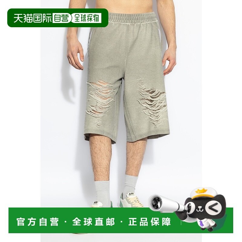 香港直邮DIESEL 男士短裤 PPERCSHORTA191160PLAI97C SS2025