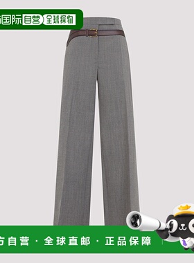 香港直邮PRADA 女士休闲裤 P242JSOOO16NOF0572 SS2025 米白色