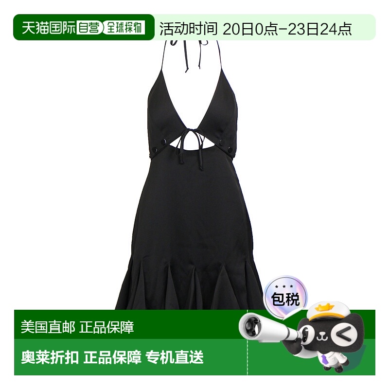 自营 opening ceremony开幕式按扣比基尼连衣裙 - 黑色 - 黑色 美