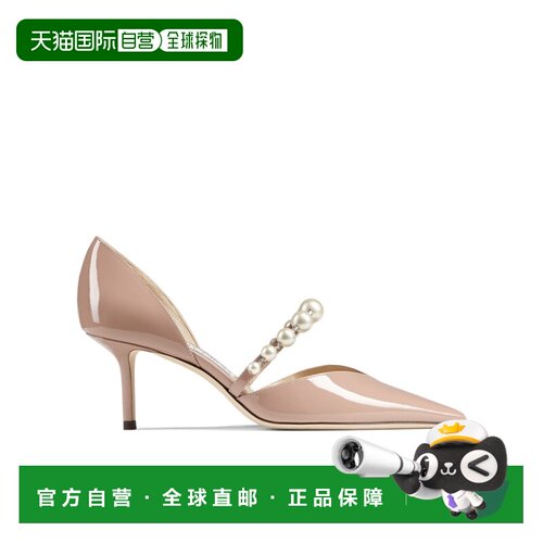 1h可退 香港直邮JIMMY CHOO 女士高跟鞋 AURELIE65XKM SS2026 白