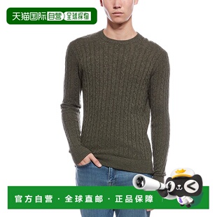Cashmere green Cable Sweater 美国奥莱直 Crewneck 自营Raffi