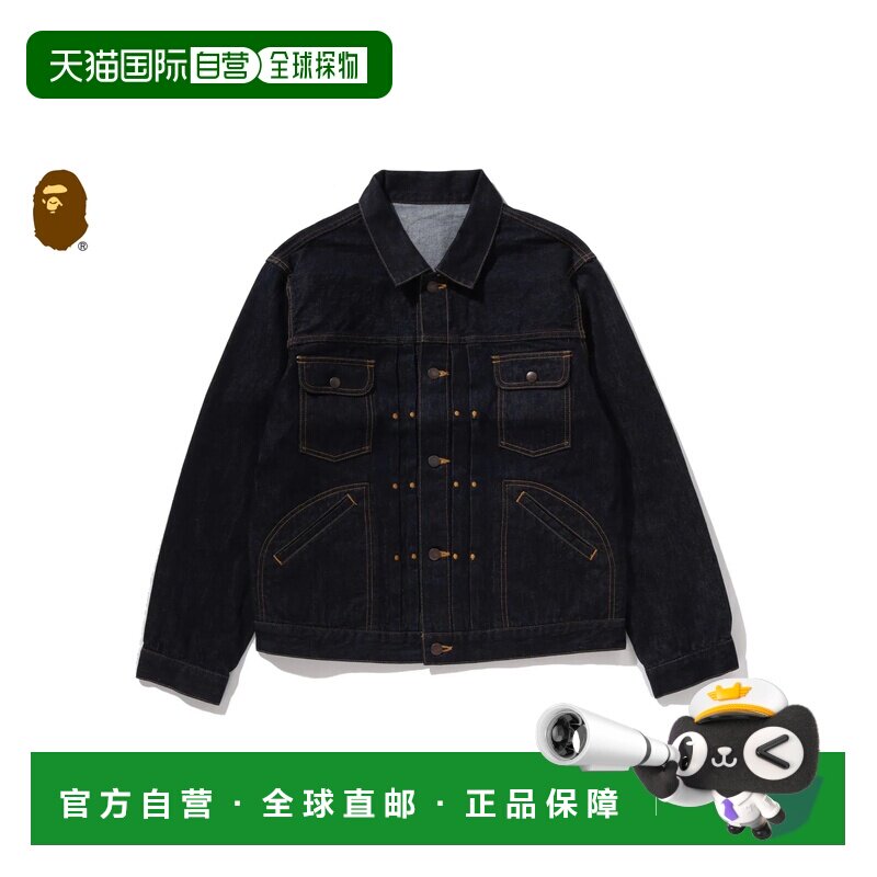 日本直邮A BATHING APE CHAMPION DENIM JACKET 夹克冠军牛仔外套图片