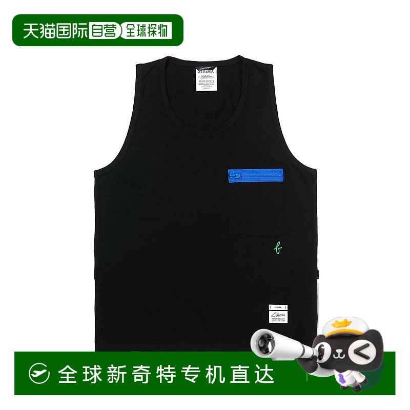 韩国直邮STIGMA 23 ZIPPER OVERSIZE 无袖 黑色