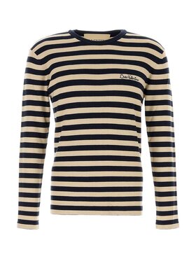 潮奢 Valentino 华伦天奴 男士 條紋針織套衫 7V3KC34DB26