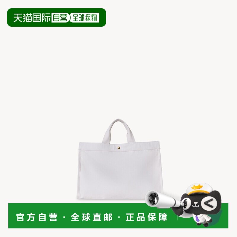 自营欧洲直邮THE ROW 女士棉质白色托特包手提包单肩包图片