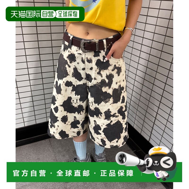 日本直邮CIAOPANIC 女装 动物纹半宽裤 CPZ1061702A0002牛仔裤图片