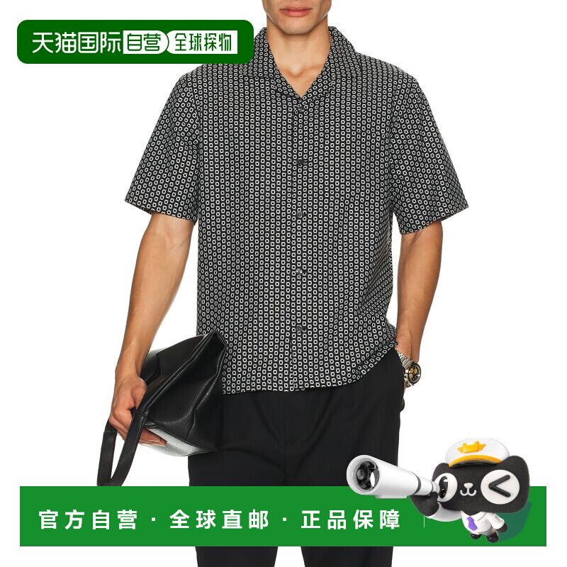 香港直邮THEORY希尔瑞Noll男士衬衫亚麻图片