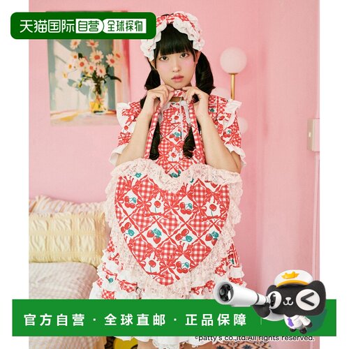 日本直邮SWIMMER × kutir & retro 女士 蕾丝心形托特包 1049240