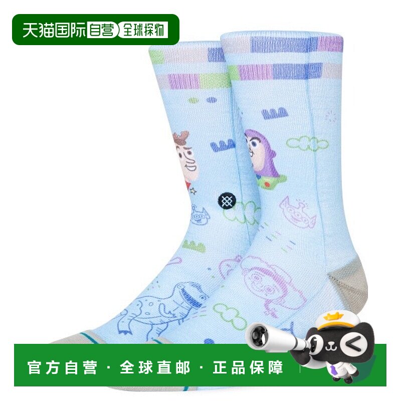 1h可退 日本直邮STANCE  迪士尼100周年纪念款玩具总动员主题袜子