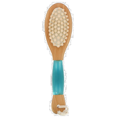 香港直发Earth Therapeutics按摩刷防滑手柄抛光肌肤1把正品