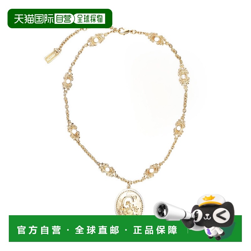 1h可退 香港直邮CHLOÉ 女士项链 CH25WJN33RSB9DC AW2025 金色 Vi