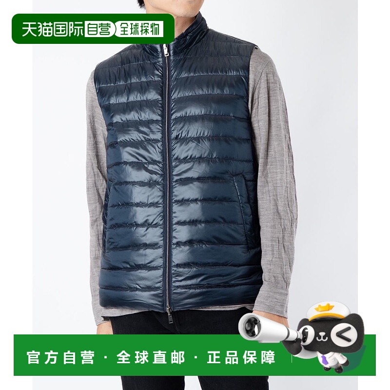 日本直邮 HERNO PI001008U 12017 马甲男士上衣双面马甲防寒服装