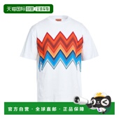 香港直邮MISSONI white白色 米索尼 1h可退 男士 T恤 舒适时尚