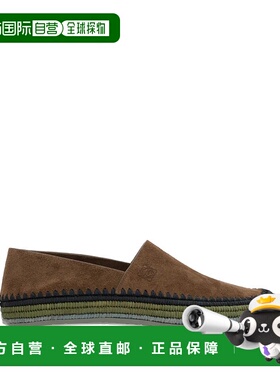 香港直邮LOEWE 男士商务休闲鞋 M816283X163100 CO 绿色 Moccasin