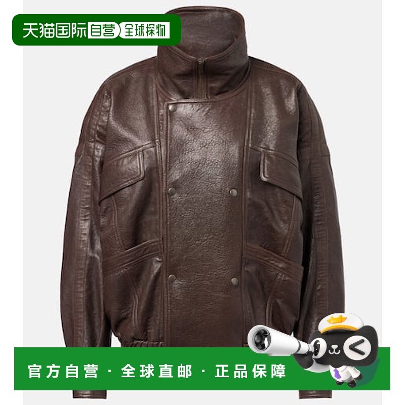 1h可退 香港直邮Saint Laurent 圣罗兰 女士 皮革短夹克皮夹克,女装/女士精品,短外套,淘宝优惠券,粉丝福利购,淘宝优惠卷