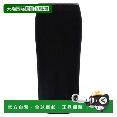 香港直邮PINKO 女士半身裙 105489A2Q9Z99 AW2025 黑色 'Nuova Gu