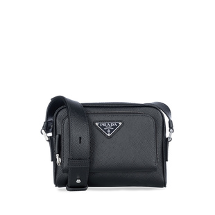 PRADA 男士斜挎包 2VH172VDTO2FADF0002 SS2025 黑色