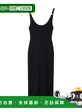 【99新未使用】香港直邮Miu Miu 徽标肩带连衣裙 MMA84513WVSOOO