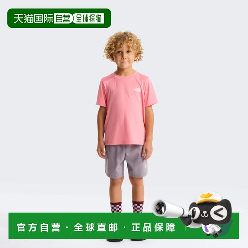 欧洲直邮The North Face北面 24/7 男孩FlashDry™速干T恤短裤套装