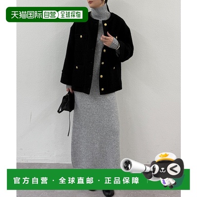 1h可退 日本直邮Loungedress 女装 高领针织连衣裙 宽松显瘦I字型