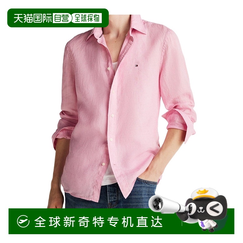 香港直邮Tommy Hilfiger 长袖衬衫 MW0MW37539亚麻