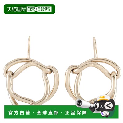 自营Calvin Klein Unified Champagne Gold PVD 镀不锈钢耳环 -
