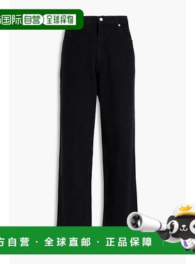 1h可退 香港直邮潮奢 Sandro 男士 牛仔裤 SHPJE00642NOIR直筒裤