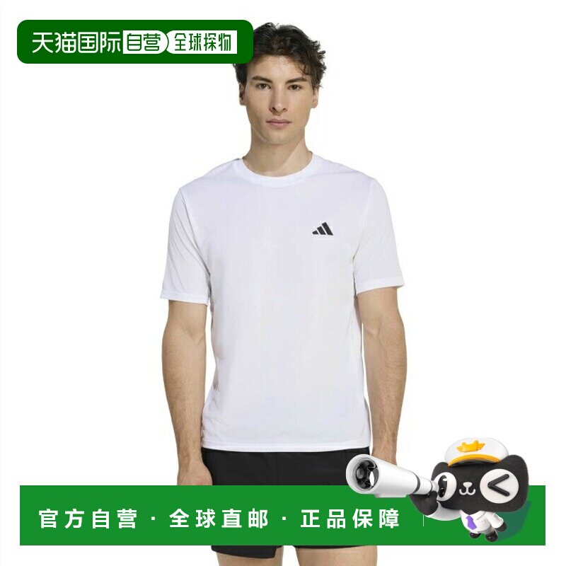 日本直邮adidas 男士 T恤 半袖 短袖 基础款 KD5453 WY218运动服