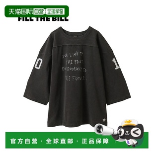日本直邮FILL 复古球衣T恤 THE 男女同款 A2859UTS005 BILL 1h可退
